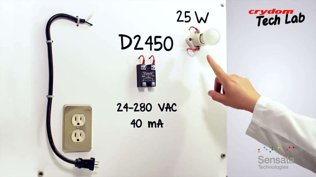 Sensata | Crydom Tech Lab - Performing an On/Off Test with a Solid State Relay