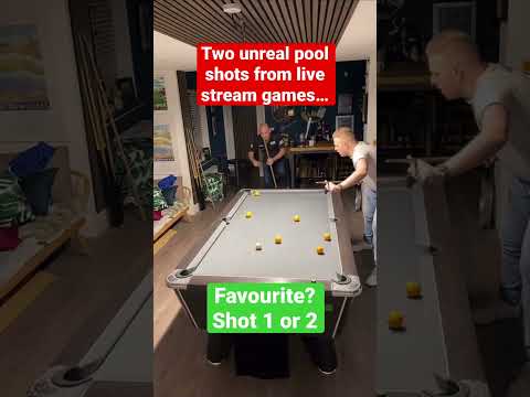 The best Pool Trickshots during a live stream game from Jimmy Croxton #shorts #8ball #pooltrickshot