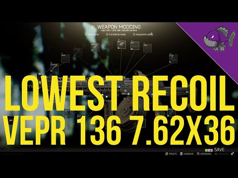 Lowest Recoil Vepr 136x36 - Modding Guide - Escape From Tarkov