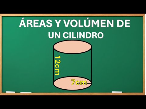 ÁREAS Y VOLUMEN DE UN CILINDRO - Super fácil