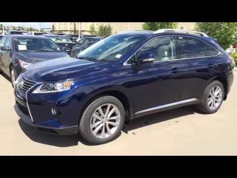 New Blue on Black 2015 Lexus RX 350 AWD Review - Edmonton and Surrounding Area