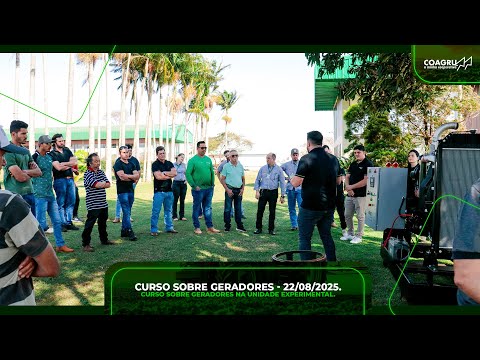 Coagru promove treinamento de Manutenção Preventiva de Gerador