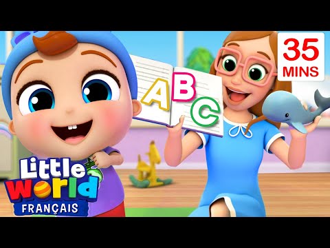 J'apprends plein de choses à la garderie ! | Comptines pour les tout-petits | Little World Français
