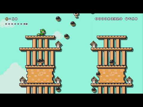 Bowser's Flying City by Rerbot2.0 - Super Mario Maker 2 - No Commentary 1by