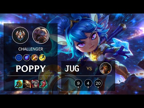 Poppy Jungle vs Jarvan IV - EUW Challenger Patch 11.21
