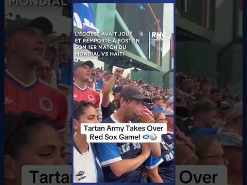 Les Écossais ambiancent… un match de baseball