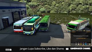 Download lagu [GAMEPLAY]OLD BUS CONVOI ETS2 MAP SITINJAU LAUIK PART 1 | EURO TRUCK SIMULATOR 2 1.41 MP BETA mp3