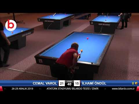 CEMAL VAROL & İLHAMİ ÖNDÜL Bilardo Maçı - 2020 TK 1.ETAP ANTALYA-2.ÖN ELEME