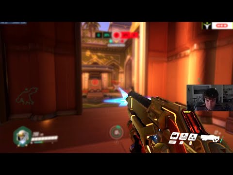 Jake Pro Soldier 76 gameplay on Oasis! [ Overwatch Season 33 Top 500 ]