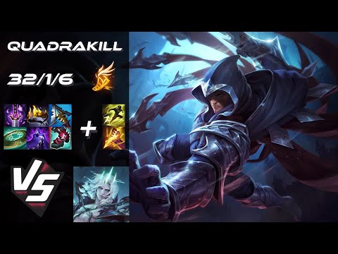 JUNGLE Talon vs Viego [QUADRAKILL] - EU Challenger Patch 25.S1.6