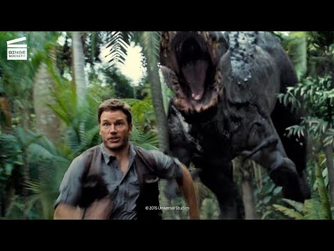 Jurassic World: The Indominus Rex inside the cage (HD CLIP)