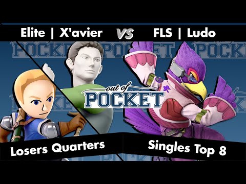 Out of Pocket - Losers Quarters - Elite | X'avier (Wii Fit, Mii Swordfighter) Vs. FLS | Ludo (Falco)