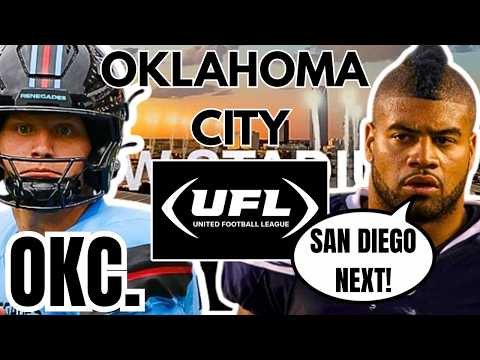 Oklahoma City gets UFL Team! Growing to 10 teams in 2028! ...