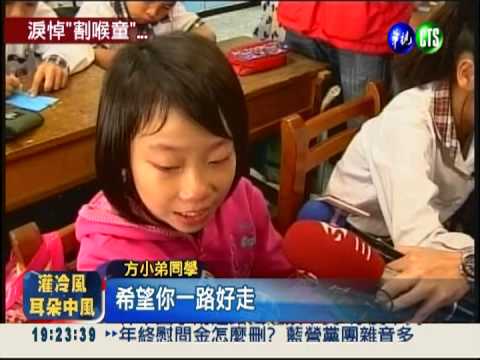 小五童被割喉 同學繫黃絲帶思念