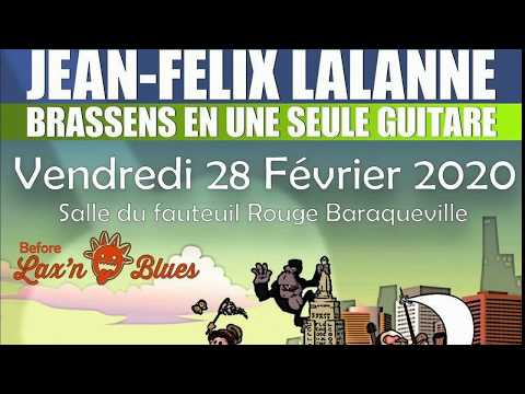 Jean-Félix Lalanne Brassens en une seule guitare et l'échos des 100 vallées