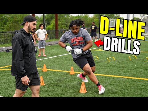 Elite Defensive Line Drills (Simple)
