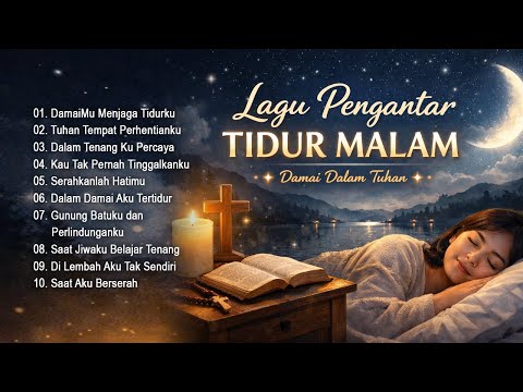 Lagu Rohani Malam Hari | Damai Tuhan di Tengah Pergumulan Hidup (1 Jam)