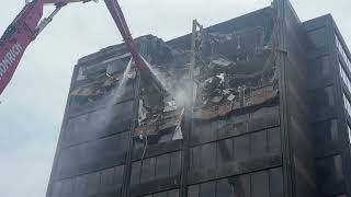 Watch demolition of Wolverine Tower in Ann Arbor