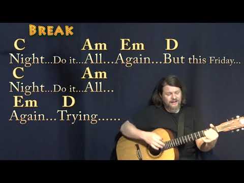 Last Friday Night (Katy Perry) Strum Guitar Cover Lesson in G with Chords/Lyrics - C Am Em D