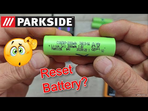 Parkside Battery cells How to reset 18650 dead 🔋 lithium cells #diy  #parkside  #cells