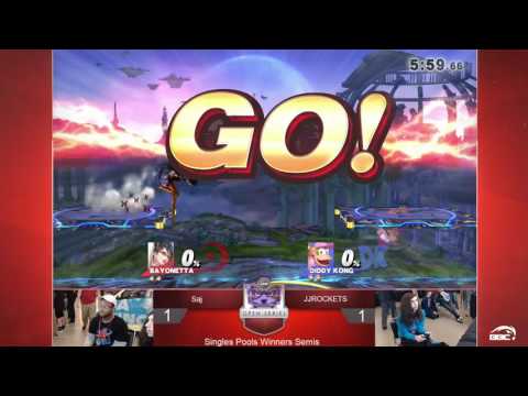 UGC Smash 4 Singles Pools - Saj (Bayonetta) vs. JJROCKETS (Diddy Kong)