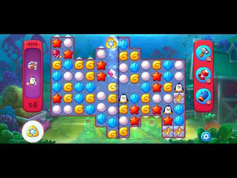 Fishdom Hard level 9924 no boosters フィッシュダム ハード