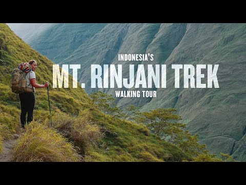 Review of Walking the Mount Rinjani Trek, Indonesia | 4K | 3 Day Hike From Sembalun Village - Torean