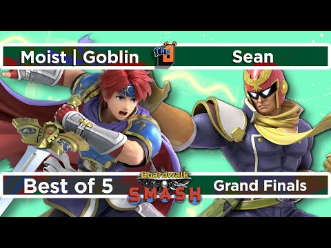 Moist | Goblin (Roy) vs Sean (Captain Falcon) Grand Finals - Boardwalk Smash #38 - SSBU
