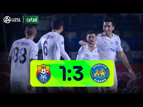 Superliga 8-tur. Sho‘rtan - Dinamo bahsida kiritilgan gollar va xavfli vaziyatlar (Highlights)