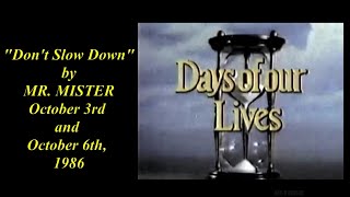 Don't Slow Down by Mr. Mister HD, Roman and Marlena (Days of our Lives, 1986)