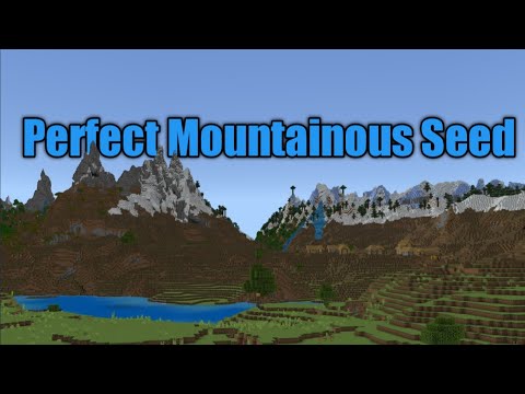 Minecraft Bedrock/Java: The Perfect Mountain Seed