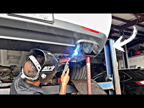 INSTALLING A Borla ATAK Cat-Back Exhaust | 2022 Dodge Challenger R/T Scat Pack Widebody