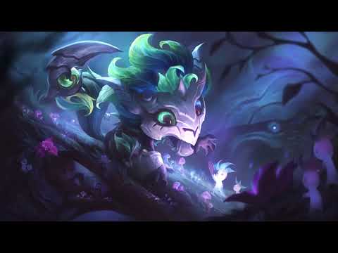 Elderwood Gnar login screen animation (League of Legends)