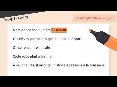 Indirekte Objektpronomen auf Französisch (Übungsvideo) einfach erklärt | sofatutor