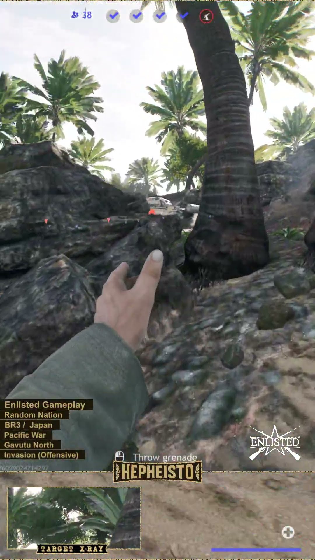 Engineer eliminates Tank Crusader with Explosion Pack