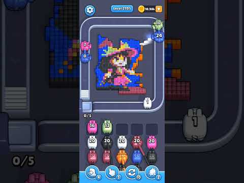 Pixel Flow Level 2705 Walkthrough