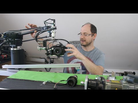 DIY robot camera crane detailed technical description (Stop Motion - High Speed)