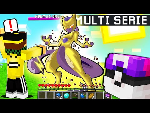 NEW GOLD LEGENDARY POKEMON with MY FRIENDS! - Minecraft MULTIPIXELMON
