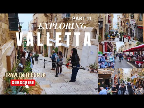 🎥 VALLETTA EXPLORE Part 11 🇲🇹 | Hidden Gems, History & Vibes of Malta’s Capital! 🌞🏰