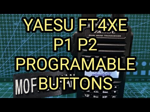 YAESU FT4XE ,Programme P1 P2 Buttons