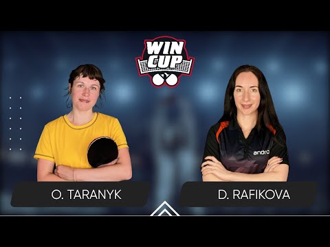 13:30 Olena Taranyk - Diana Rafikova 18.10.2024 WINCUP Women Master. TABLE 1