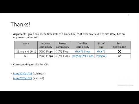 Linear-Time Zero-Knowledge Arguments with Logarithmic Proof-Size