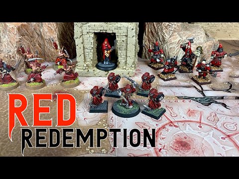 Warhammer Disciples of the Red Redemption, an Oldhammer Regiment of Renown