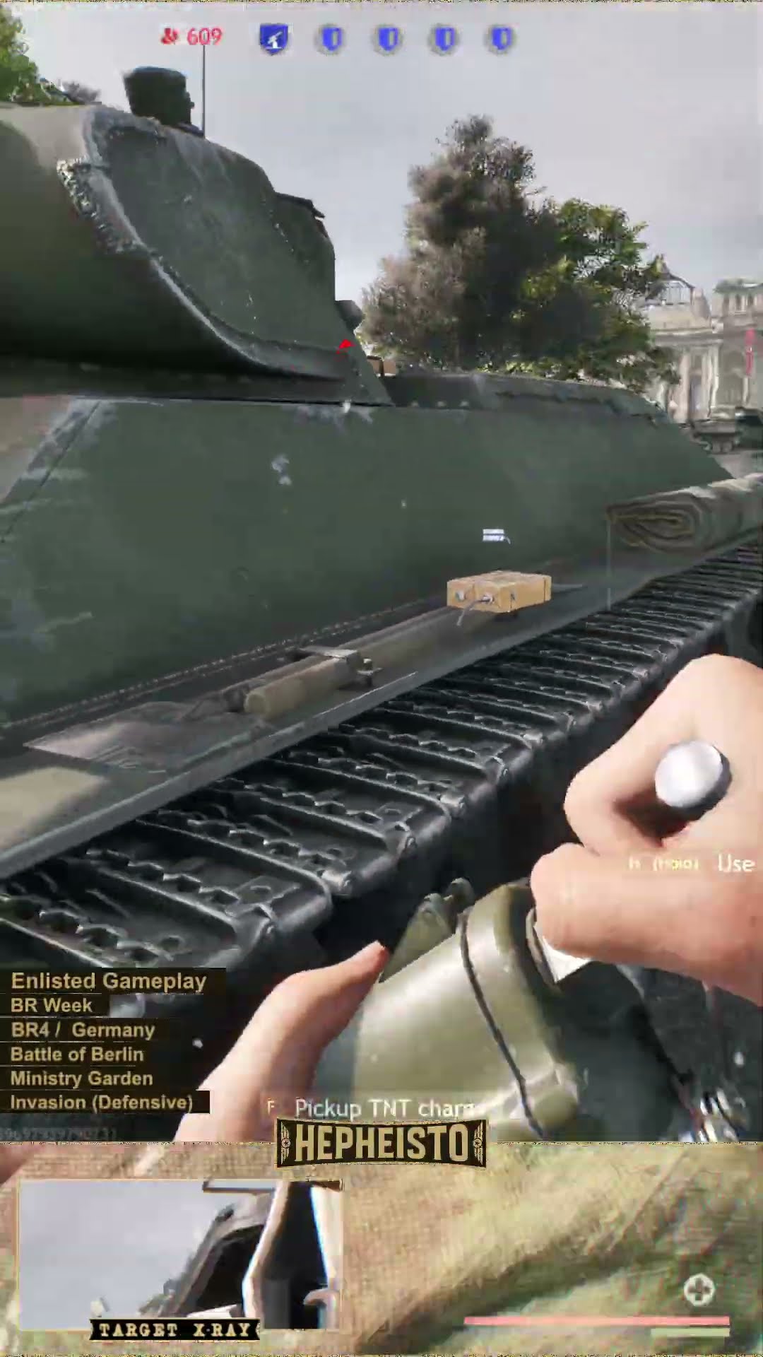 Engineer eliminates Tank T-34 with TNT Charge