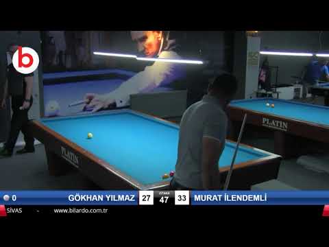 GÖKHAN YILMAZ & MURAT İLENDEMLİ Bilardo Maçı - 4 EYLÜL BİLARDO ŞAMPİYONASI - SİVAS-1.TUR