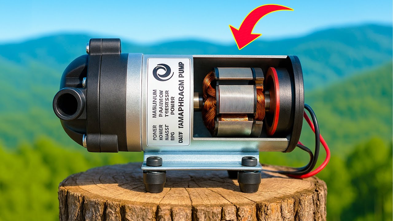 Free 220v That Billions of People Don't Know! Take Magnets From RO Motor And Get 220V FOREVER