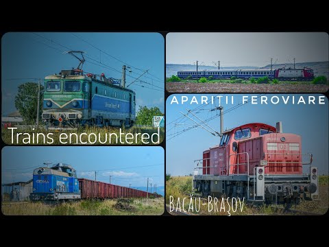 Bacău-Braşov | Apariții feroviare/Trains encountered | 28.08.2022