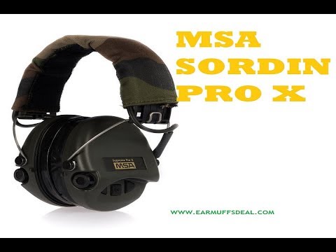 MSA Sordin Supreme Pro X Premium Electronic Ear Muff for Hearing Protection #MSAsordinsupremeprox