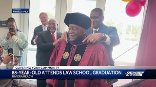 'This is something I'll never forget': 88-year-old Riviera beach man gets special graduation cere...