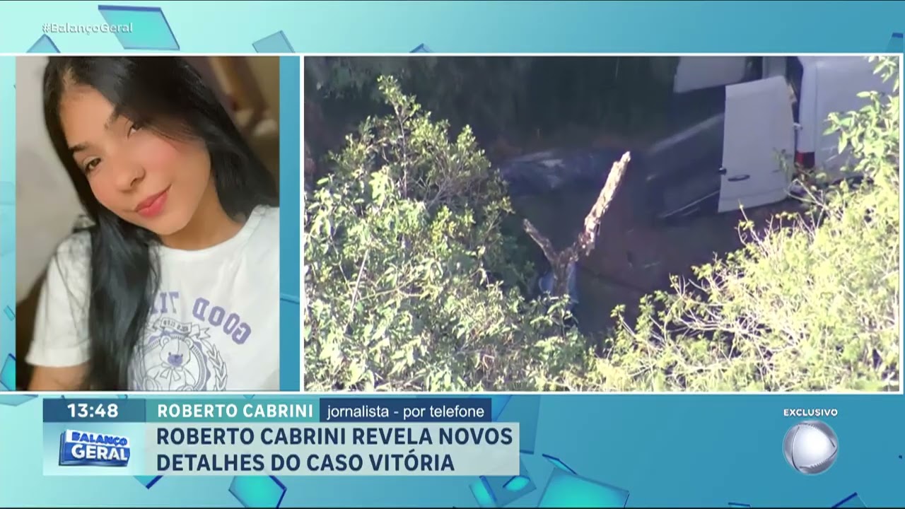 Suspeito preso no caso Vitória conversou por telefone com outro investigado na noite | BALANÇO GERAL